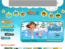 Tablet Screenshot of nickjrindia.com